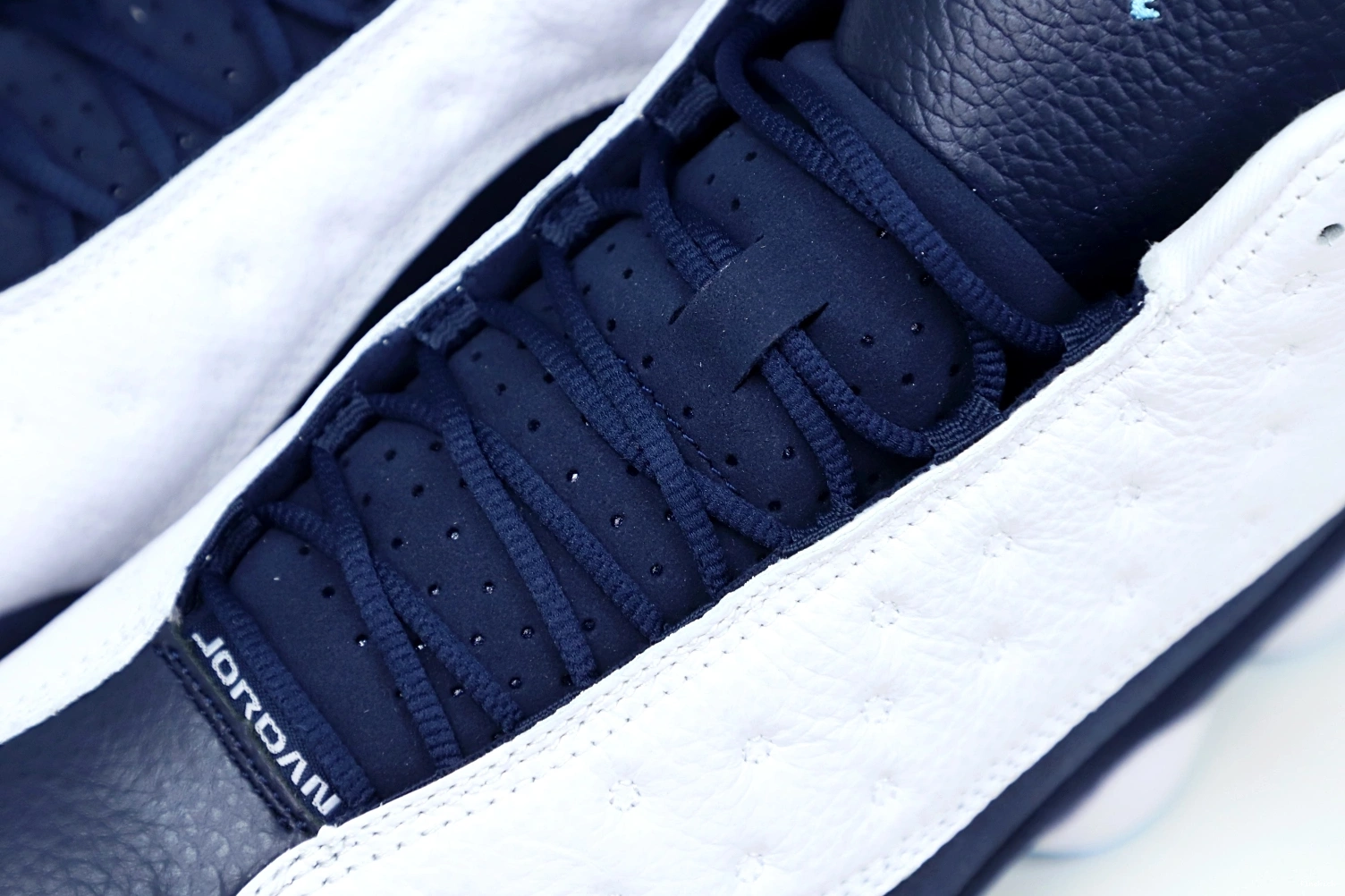 AIR RETRO JORDAN BLUE 414571-144 POWDER OBSIDIAN WHITE 13 0213